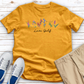 Love Golf Rainbow Heathered Tee