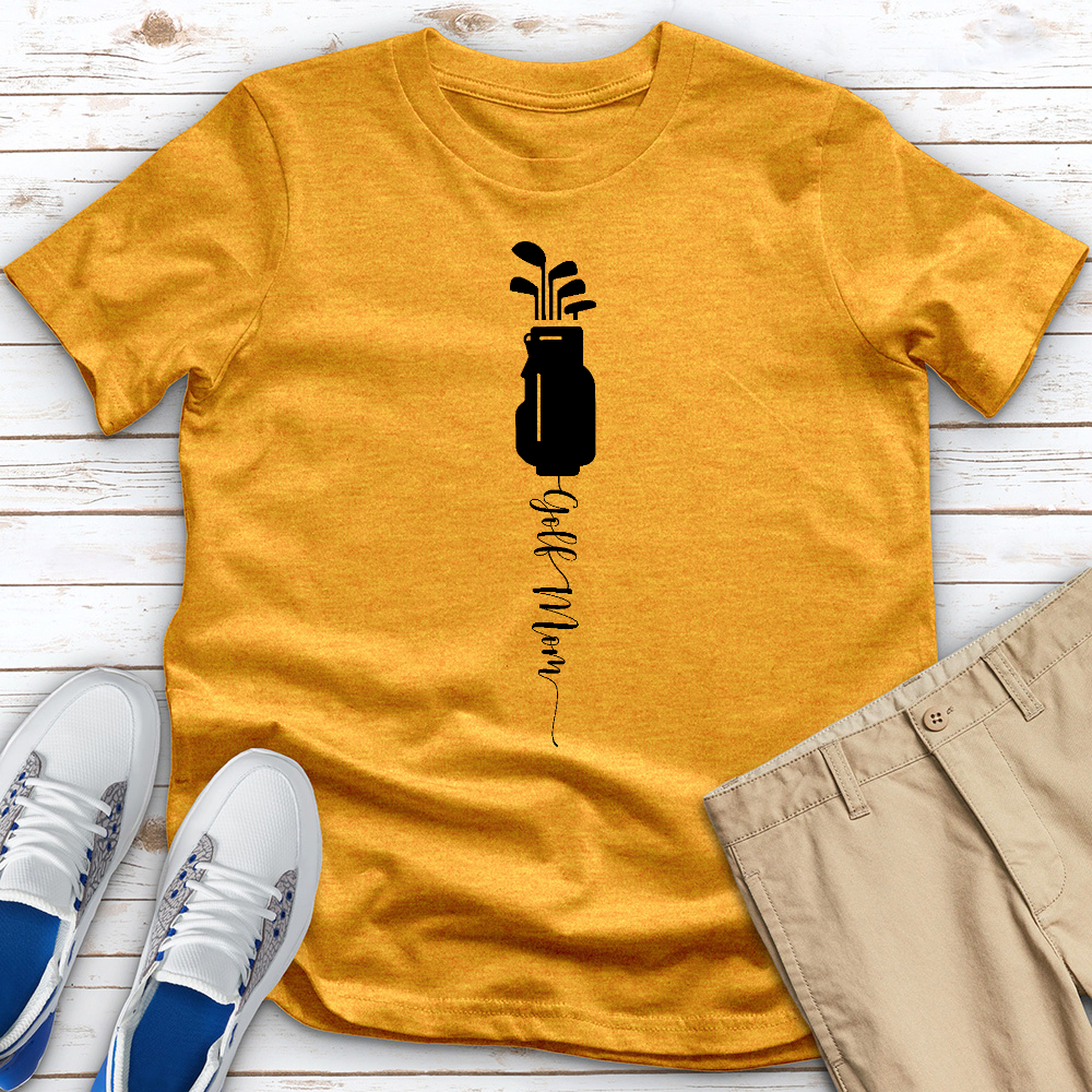 Golf Mom Heathered Tee