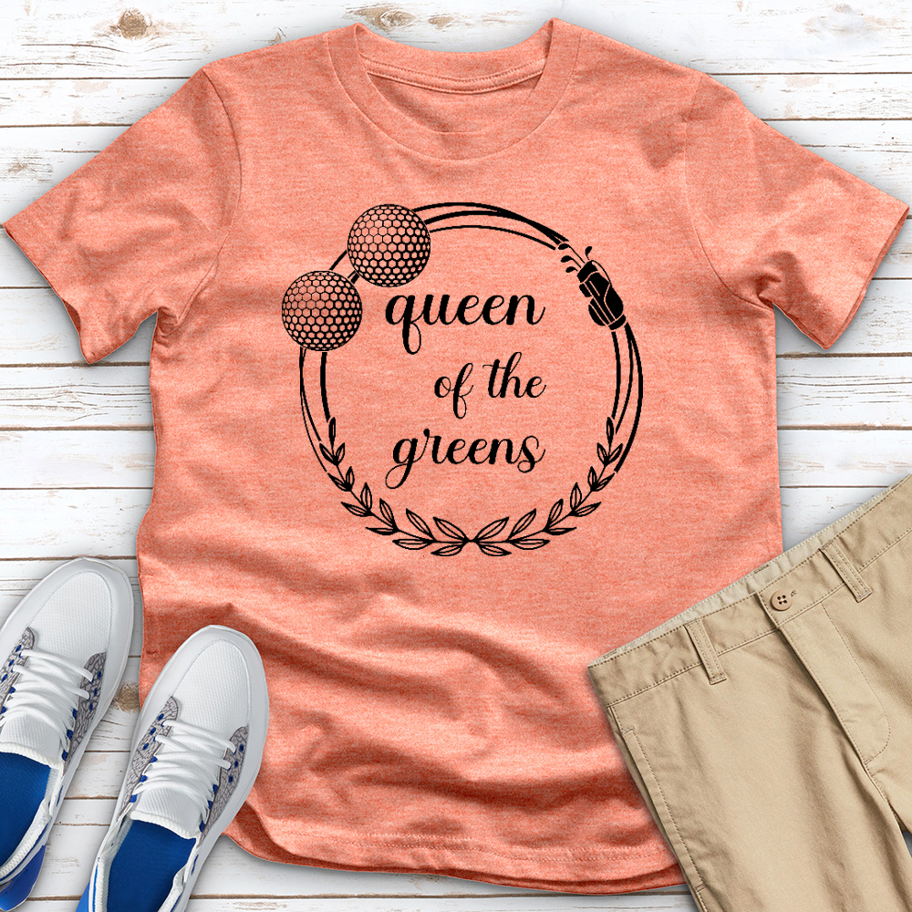 Be Kind Play Golf Heathered Tee