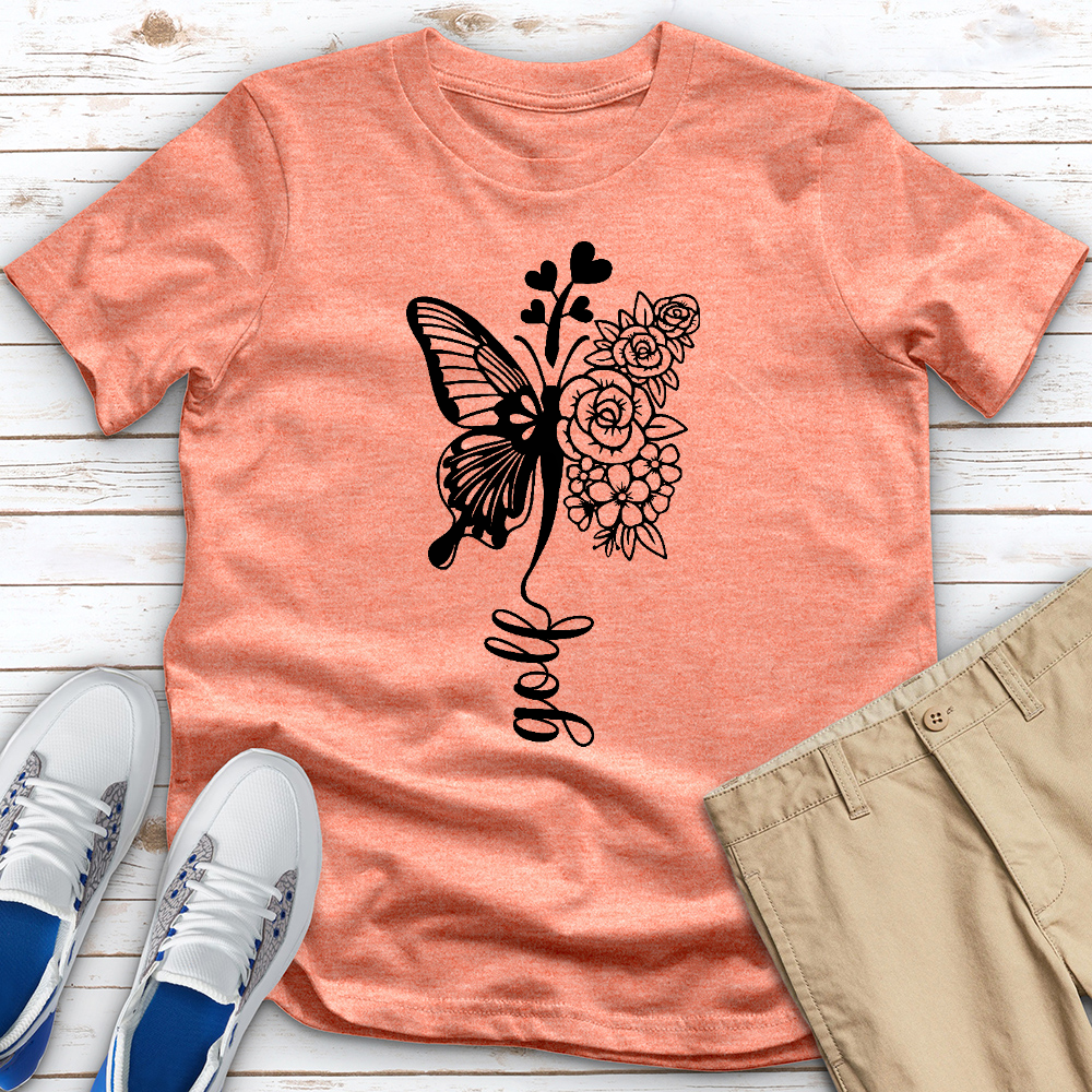 Golf Butterfly Heathered Tee