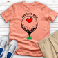 Live Love Golf Heart Heathered Tee