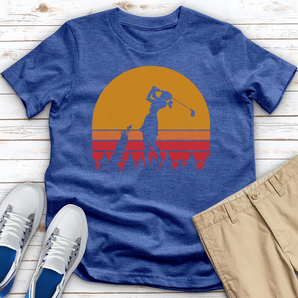 Female Golfer 2 Heathered Tee