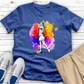 Watercolor Female Golfer 3 Heathered Tee