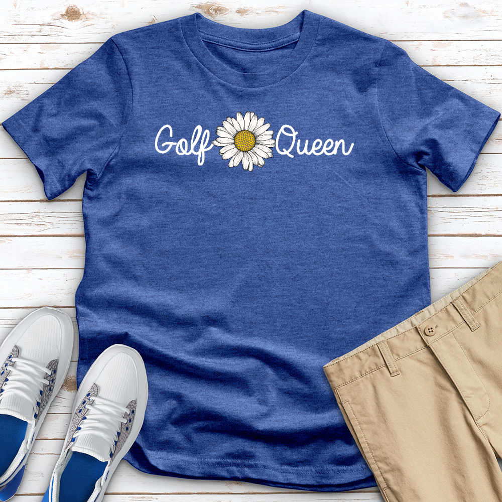 Golfing Sunflower Heathered Tee