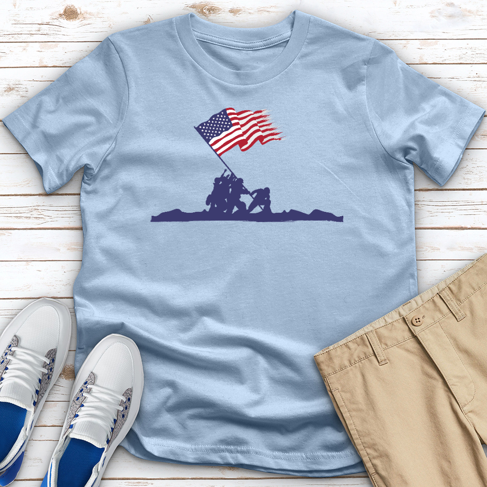 Soldiers Raising Flag Tee