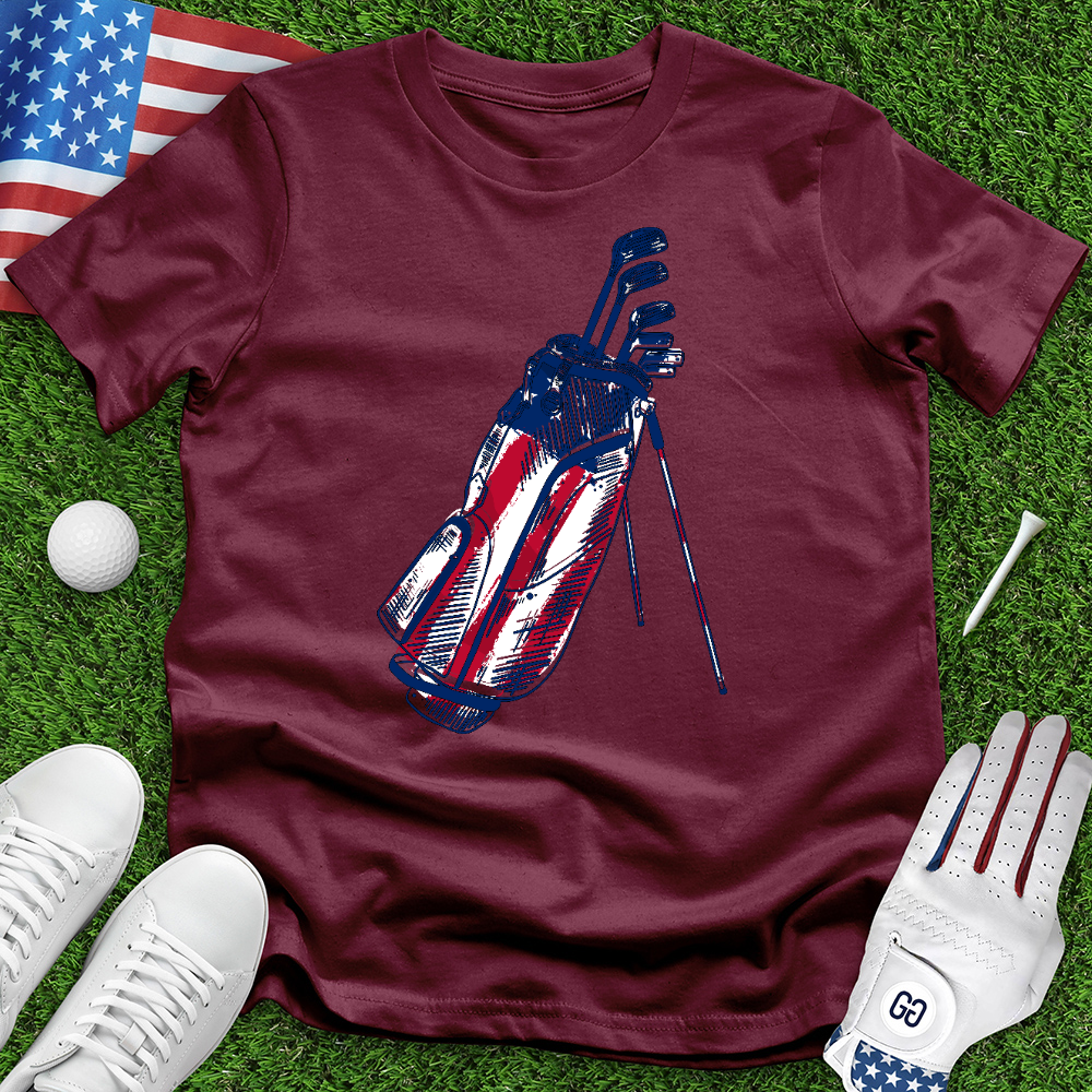 USA Golf Bag Tee