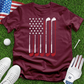 Flag Golf Clubs Tee