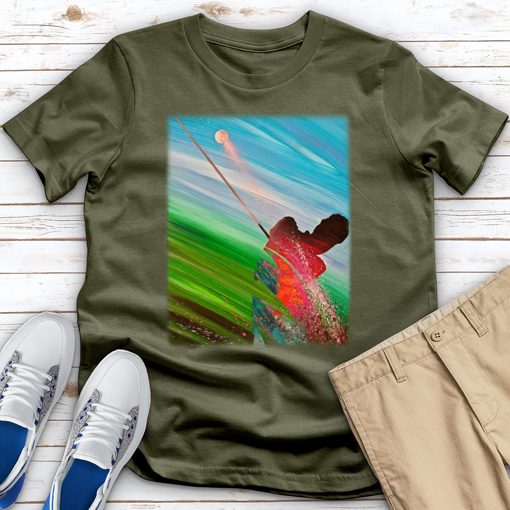 Watercolor Golfer Tee