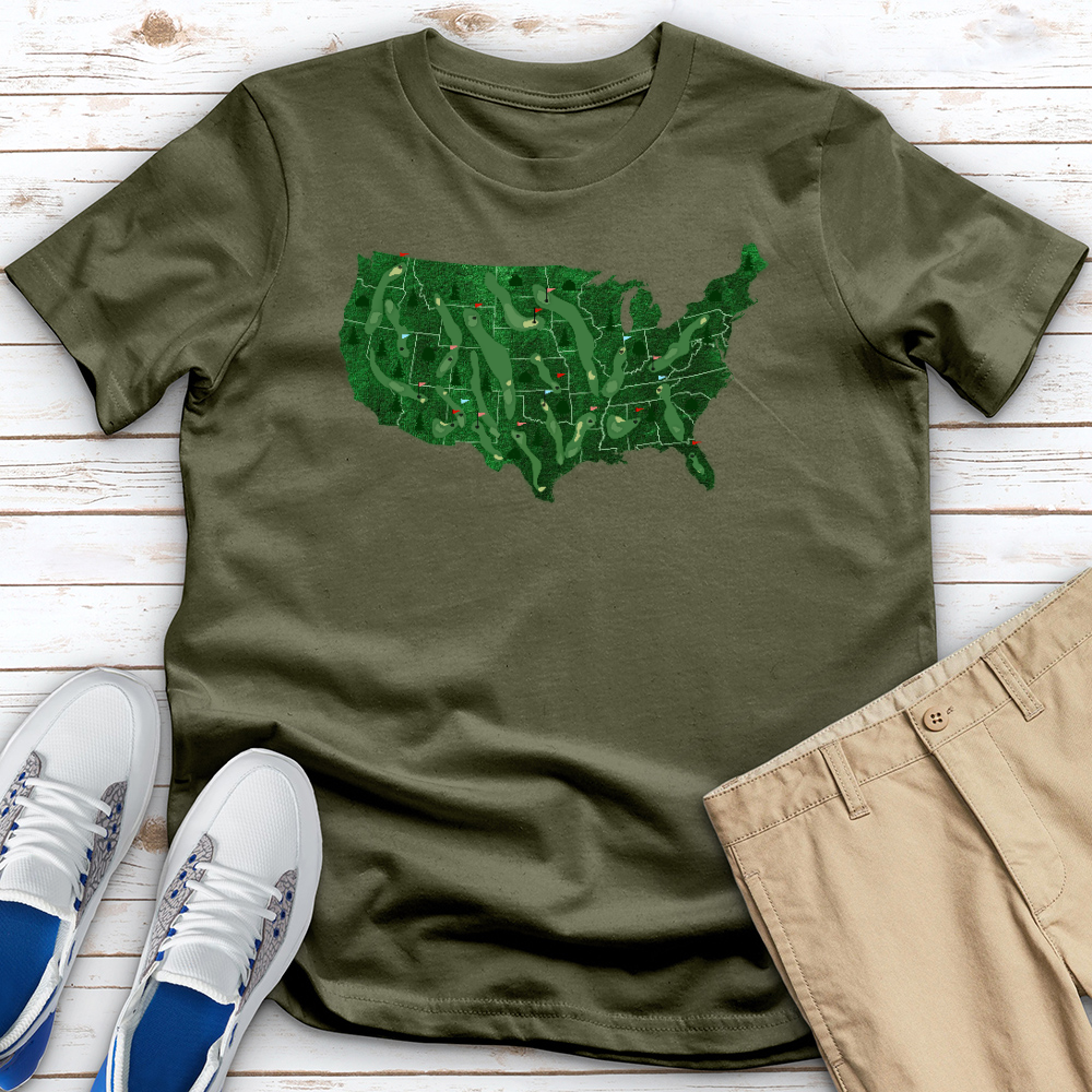 USA Golf Courses Tee