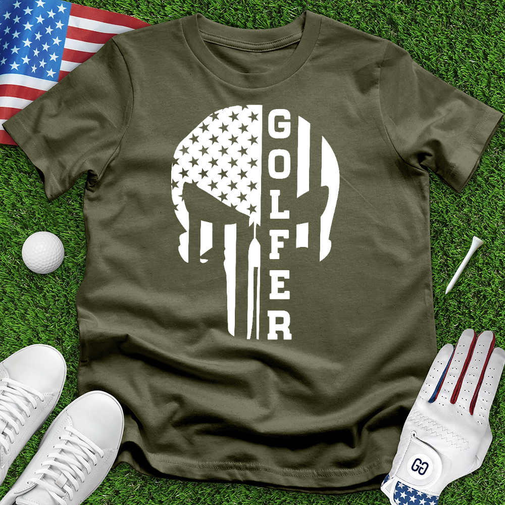 Skull Golfer Tee