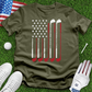 Flag Golf Clubs Tee