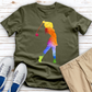 Watercolor Female Golfer 2 Tee