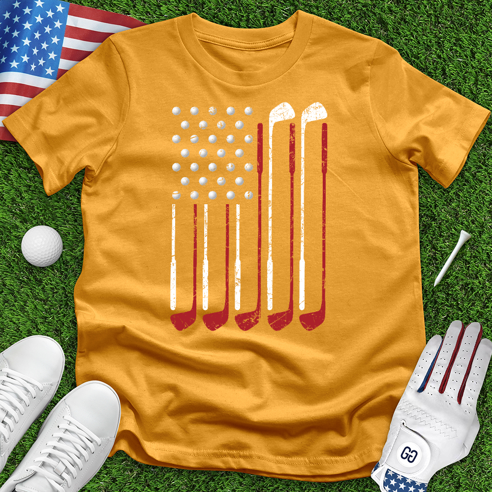 Flag Golf Clubs Tee