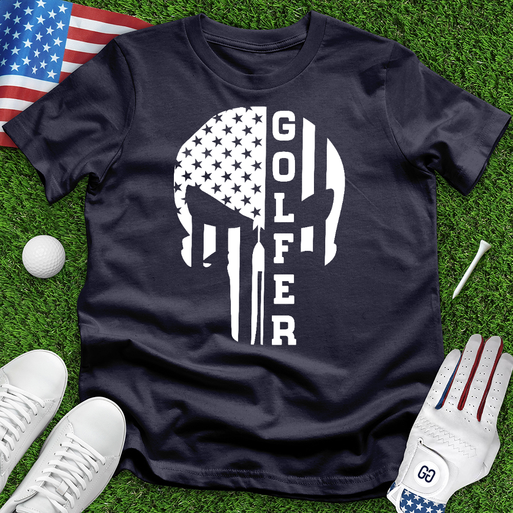 Skull Golfer Tee