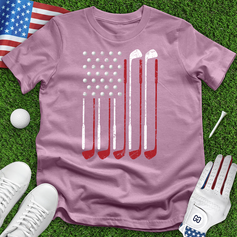 Flag Golf Clubs Tee