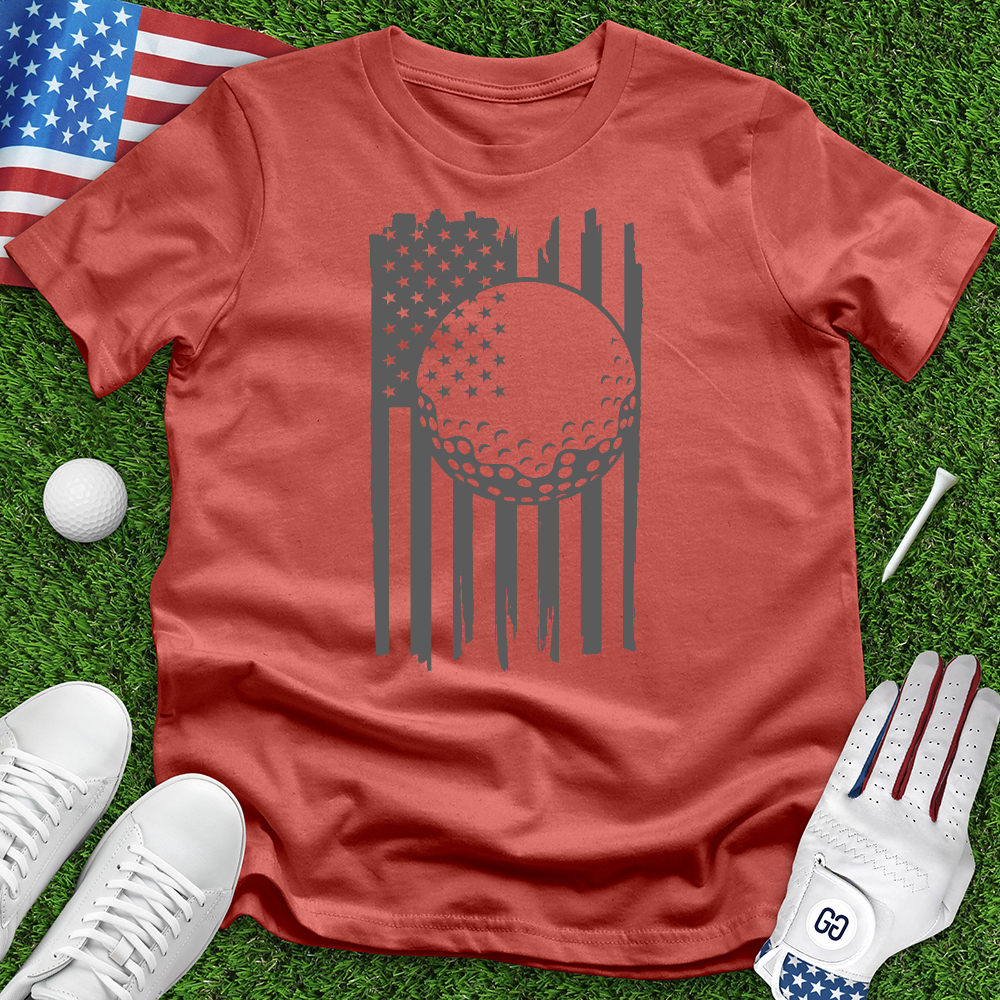 Eagle To The Golf Ball Tee