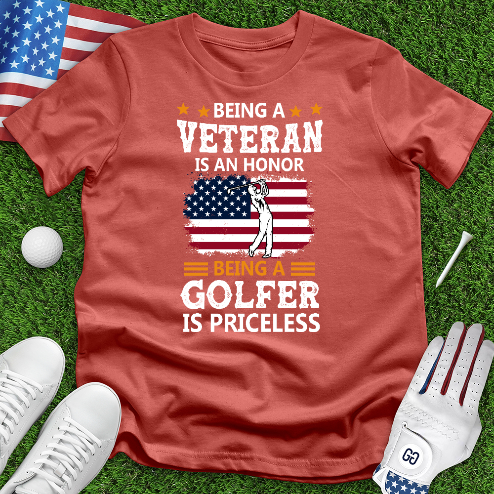 Veteran Priceless Golfer Tee