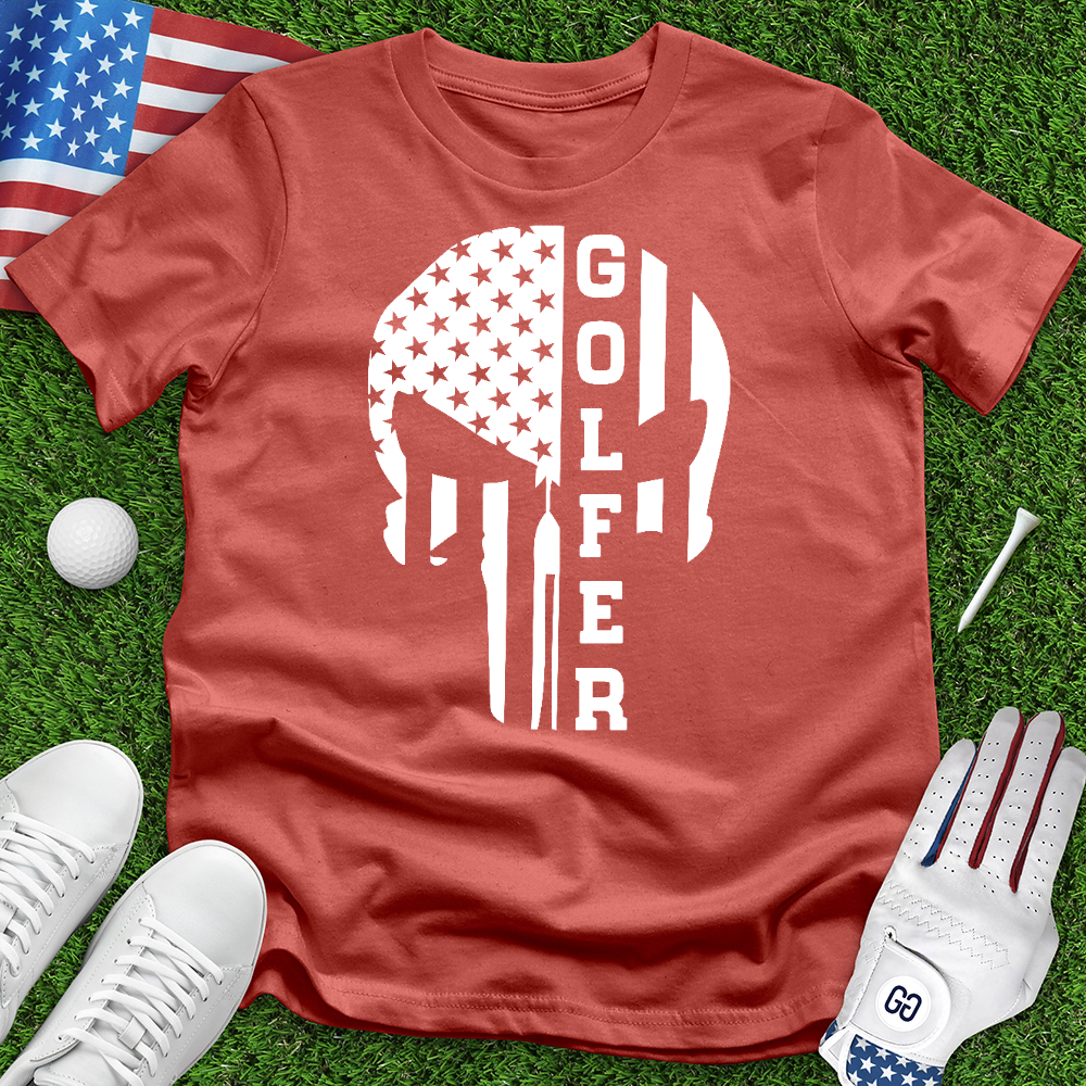 Skull Golfer Tee