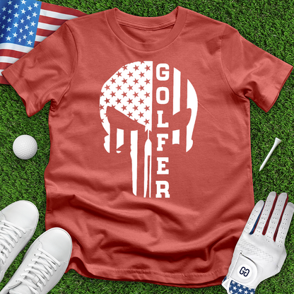 Skull Golfer Tee