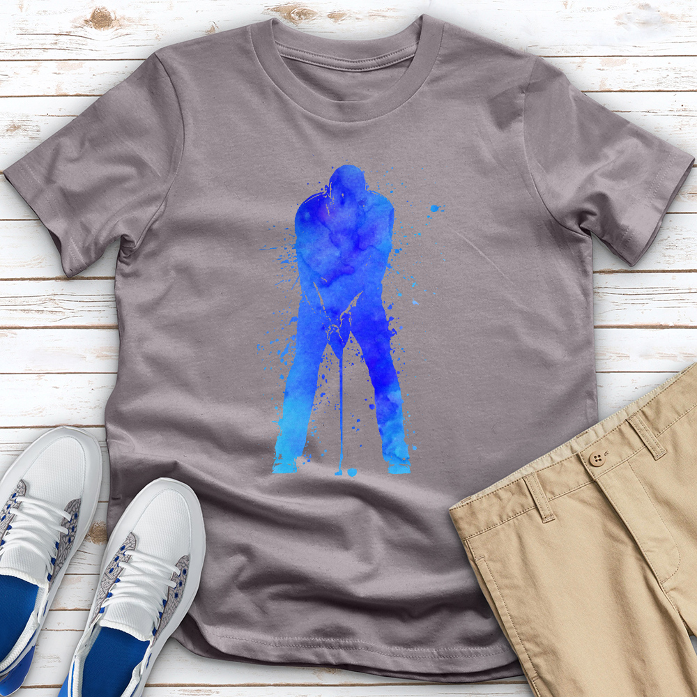 Watercolor Putt Tee