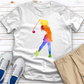 Watercolor Female Golfer 2 Tee