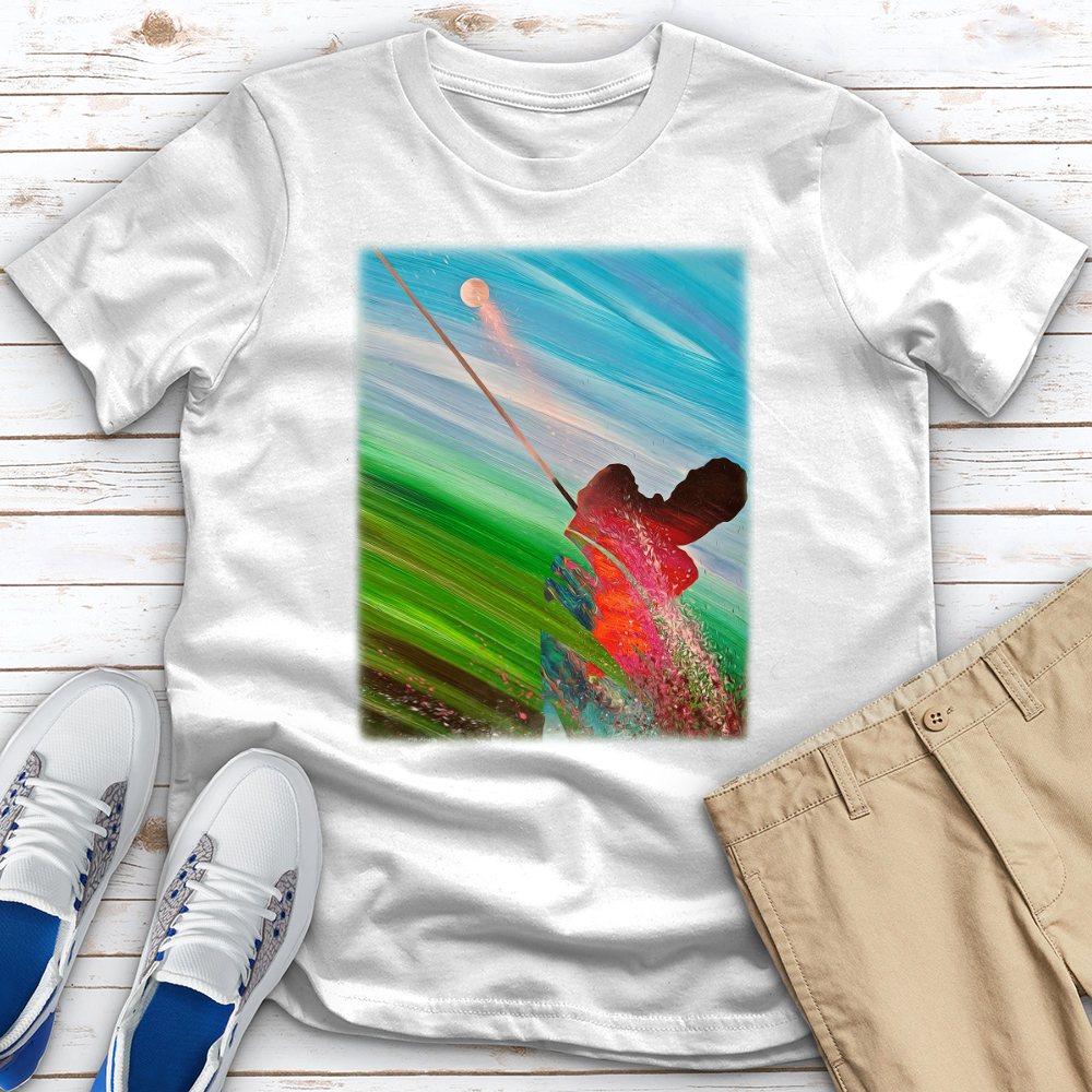 Watercolor Golfer Tee