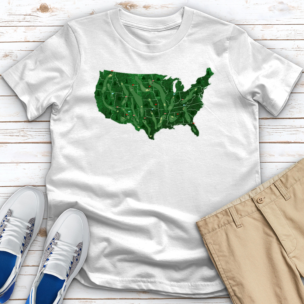 USA Golf Courses Tee