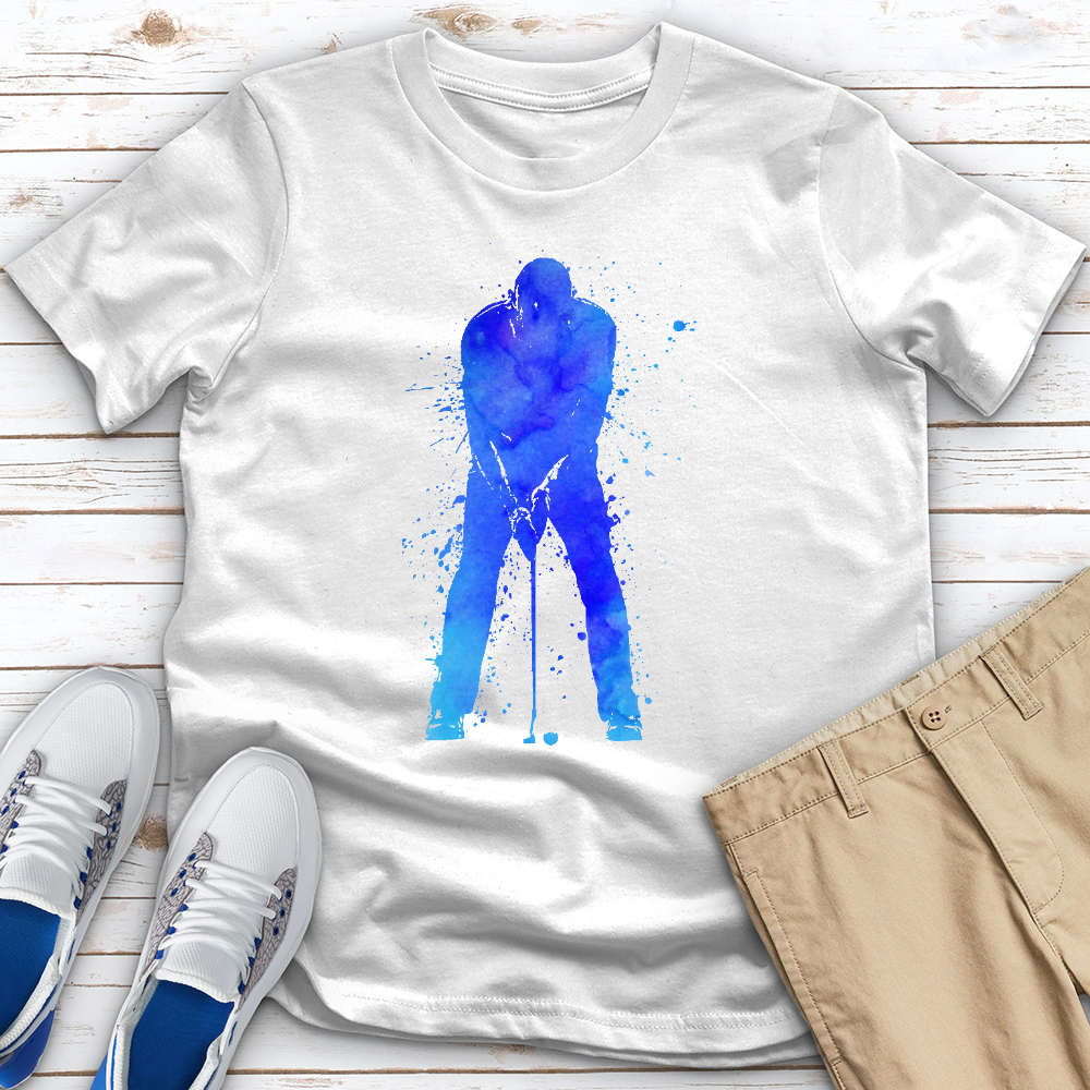 Watercolor Putt Tee